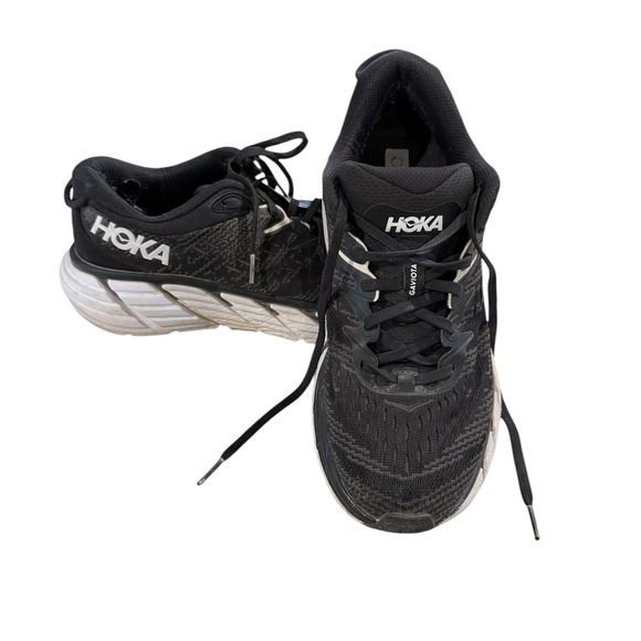 Hoka Shoes - HOKA Gaviota 4 Black Running Shoe in Women’s Size 9.5
